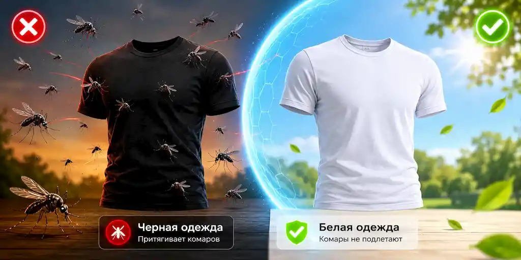 Что надеть на вечернюю прогулку: как подобрать цвет и материал одежды, чтобы комары не испортили отдых